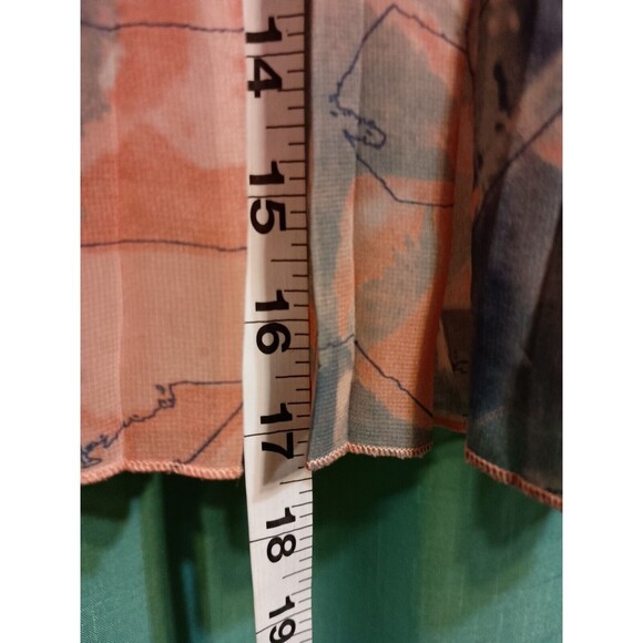 BCBGeneration Women Y2K Multicolor Mini Skirt Medium M Elastic Waist Pleated EUC - Picture 7 of 9